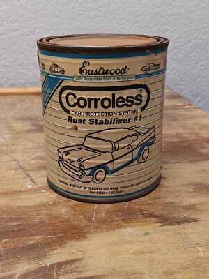 Vintage Eastwood Corroless Rust Stabilizer #1 Car Protection 1 qt