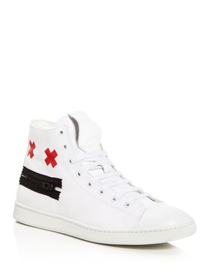 

MARC JACOBS Мужские белые кроссовки Comfort Face Round Toe Platform Athletic Sneakers, Белый, S87WS0219