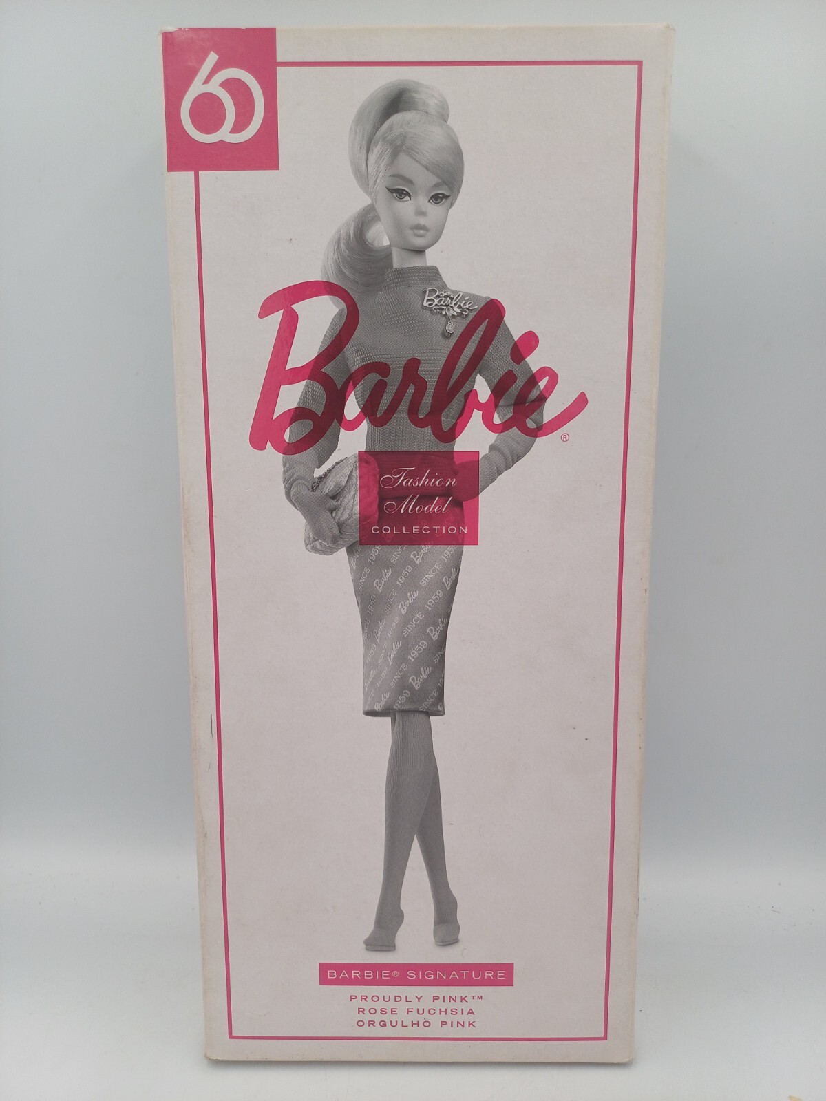 Barbie Proudly Pink - Silkstone Gold Label Doll #FXD50 - HTF