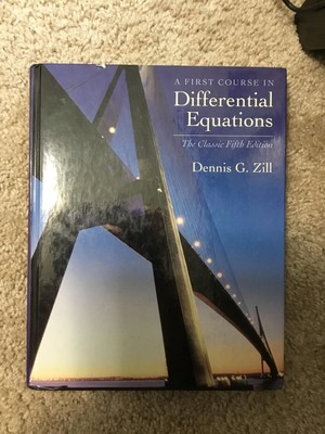 A First Course in Differential Equations: The Classic Fifth Edition (Classic...