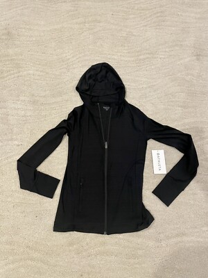 ATHLETA Women's black Pacifica illume relaxed Jacket, Size XXS, BNWT, L@@K**