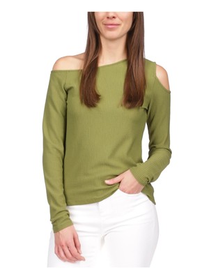 Женский пуловер с зеленым логотипом MICHAEL MICHAEL KORS Top Petites P\XS
