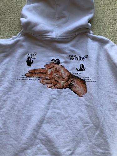 トップス OFF-WHITE PASCAL PRINT SLIM HOODIE 20AW Pascal printed hoodie OFF - WHITE | Blondie Shop