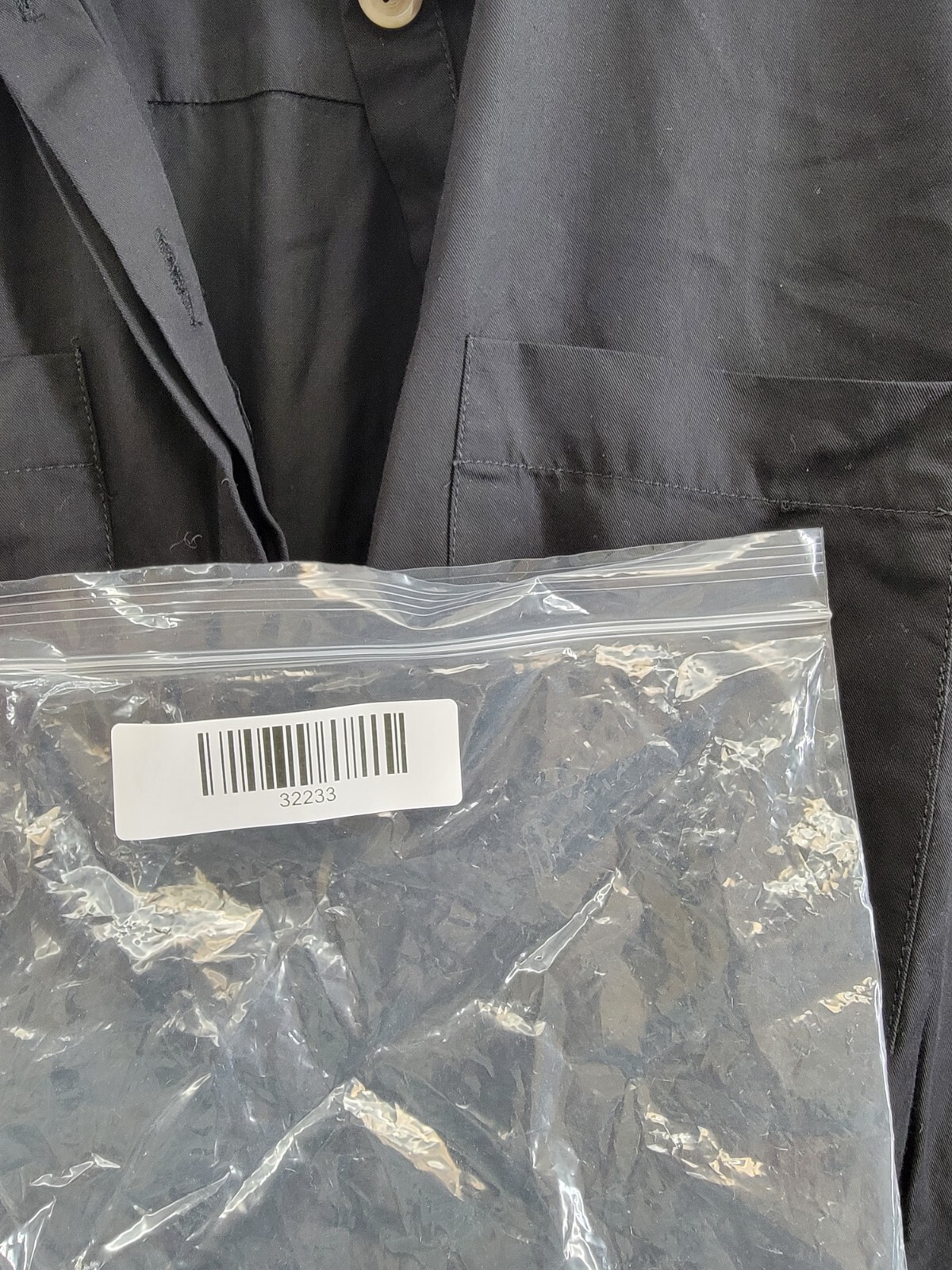 French Connection Elkie Button-Down Cargo Jumpsuit Women's M Black Tie Waist - Picture 20 of 20
