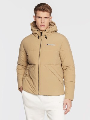 

Champion Mens Rochester Logo Jacket Men бежевый, Champion Mens Rochester Logo Jacket