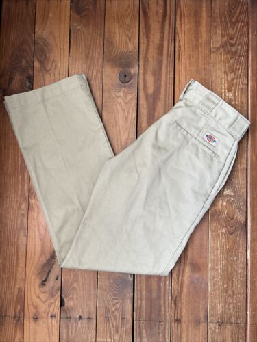 Vintage 80s Dickies Tan Chino Pants 26x29 Talon Zipper | eBay Vintage 80s Dickies Tan Chino Pants 26x29 Talon Zipper | eBay
