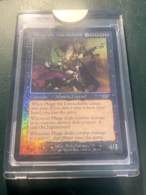 2003 WotC Magic Gathering LEGIONS unplayed FOIL GEM mint PHAGE the UNTOUCHABLE