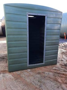 FIREWOOD SHED - BRAND NEW - Made from poly Water tank 
