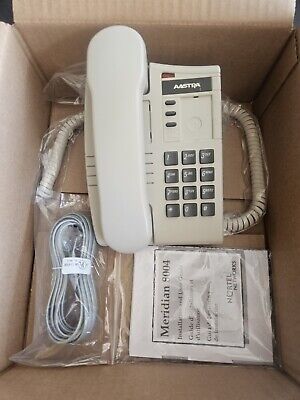 Aastra 8004 Display Corded Platinum Phone Ash Off-White Color