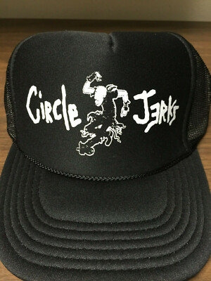 Circle Jerks Hat black flag misfits bad religion x dead kennedys exploited off!