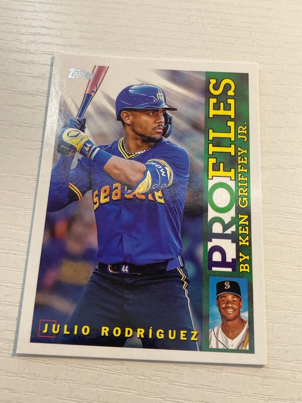 2026 Topps Ken Griffey Jr. Profiles Julio Rodríguez Seattle