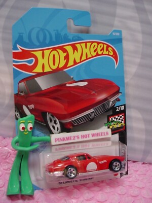 2021 i Hot Wheels '64 CORVETTE STINGRAY #10/250   red; 5sp   Race Day  case A