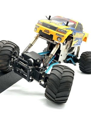 ［vintage］TAMIYA rc cars 1/10 off road ROCK BUSTER TLT-1 custom With backup power