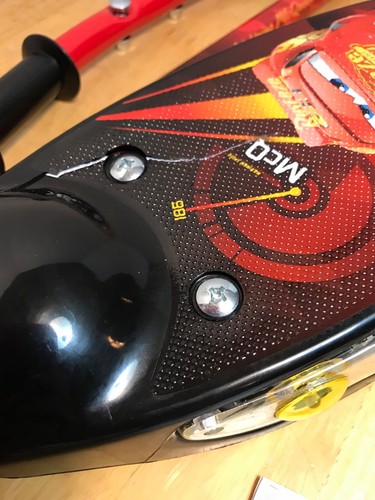 Disney Pixar Cars Huffy Scooter with Lit Deck -