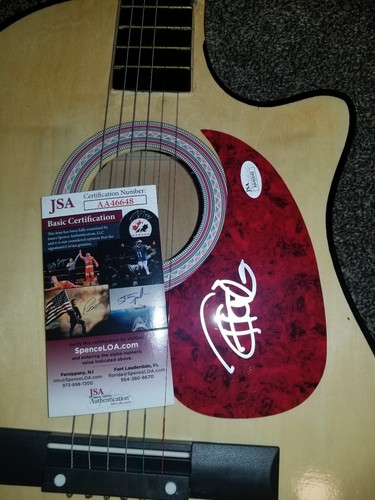 Tommy Chong Signed Full Sized  Acoustic Guitar JSA