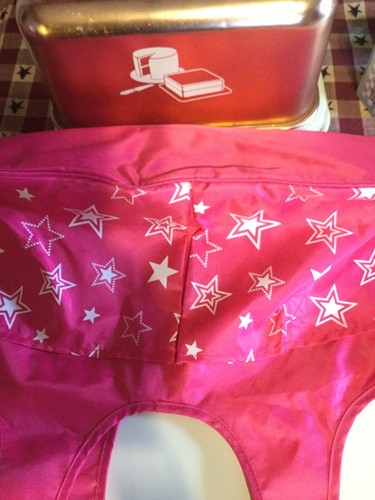 American Girl DOLL CARRIER Large Purse Tote Carrying Bag - Pink w/ White Stars