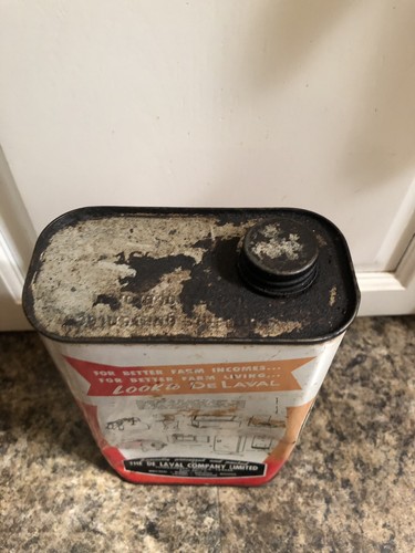 De Laval Cream Separator Tin