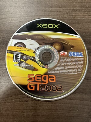 Sega GT 2002 Original Xbox Game Disc Only