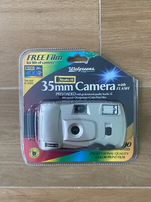 Walgreens Studio 35 35mm Point & Shoot Film Camera with Flash