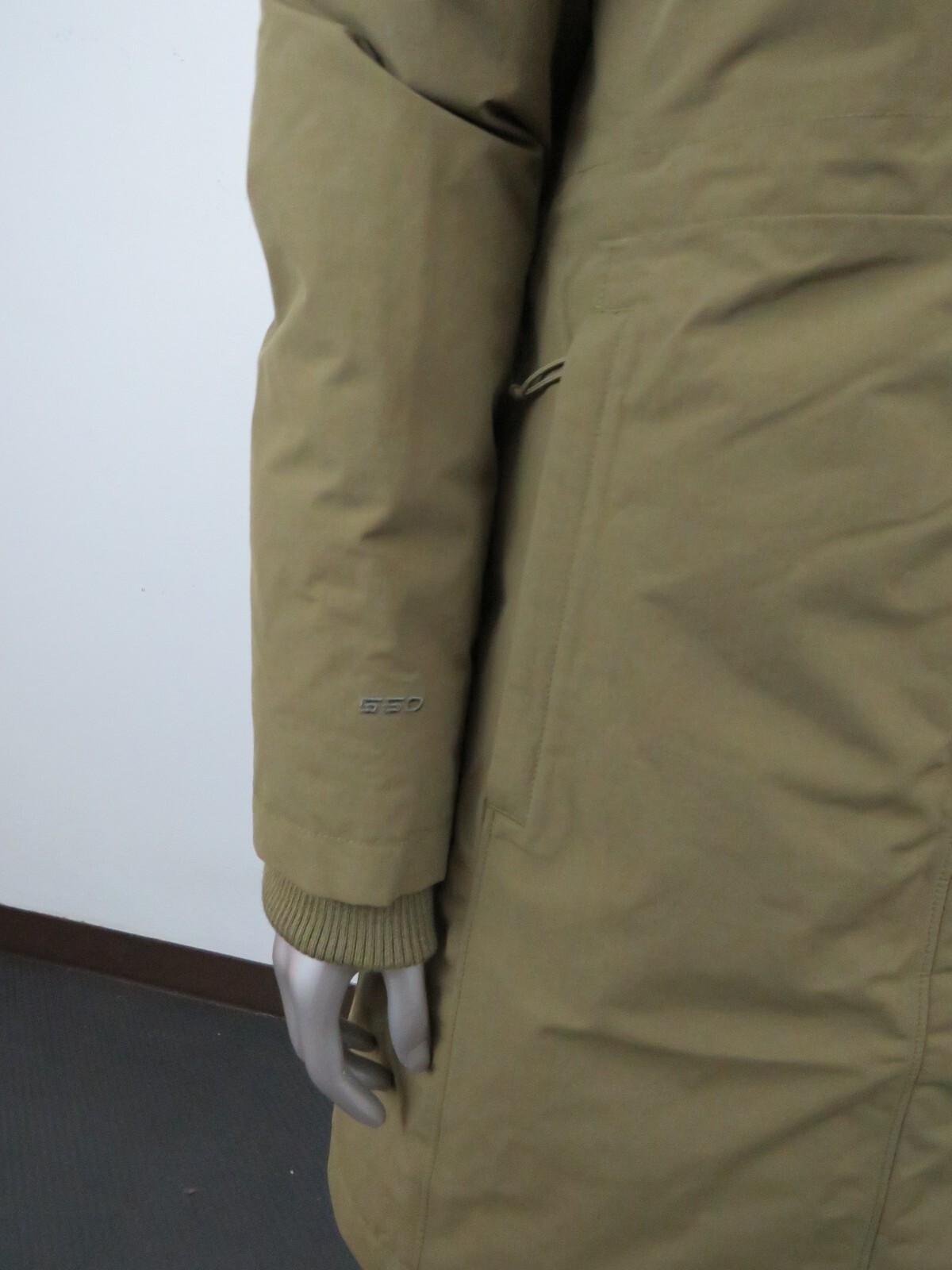 Pre-owned The North Face Womens  Arctic Parka 2 Down Waterproof Warm Winter Jacket - Olive In Military Olive Green