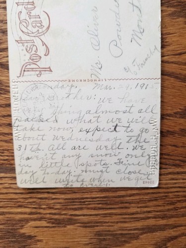 Estherville  Iowa (March 29  1915) street  Scene  and  building