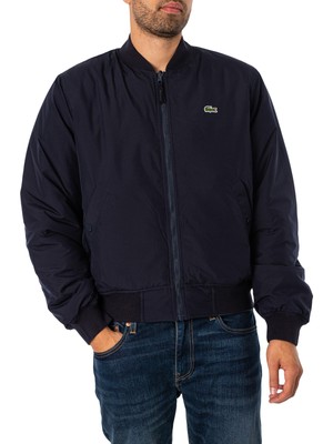 

Мужской двусторонний стеганый бомбер Lacoste из тафты, разноцветный, Multicoloured, BH0550-00-MI7