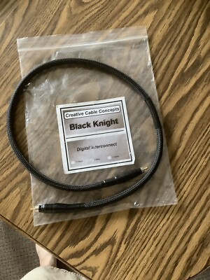 Creative Cable Concepts  Black Knight  Coaxial Digital Cable