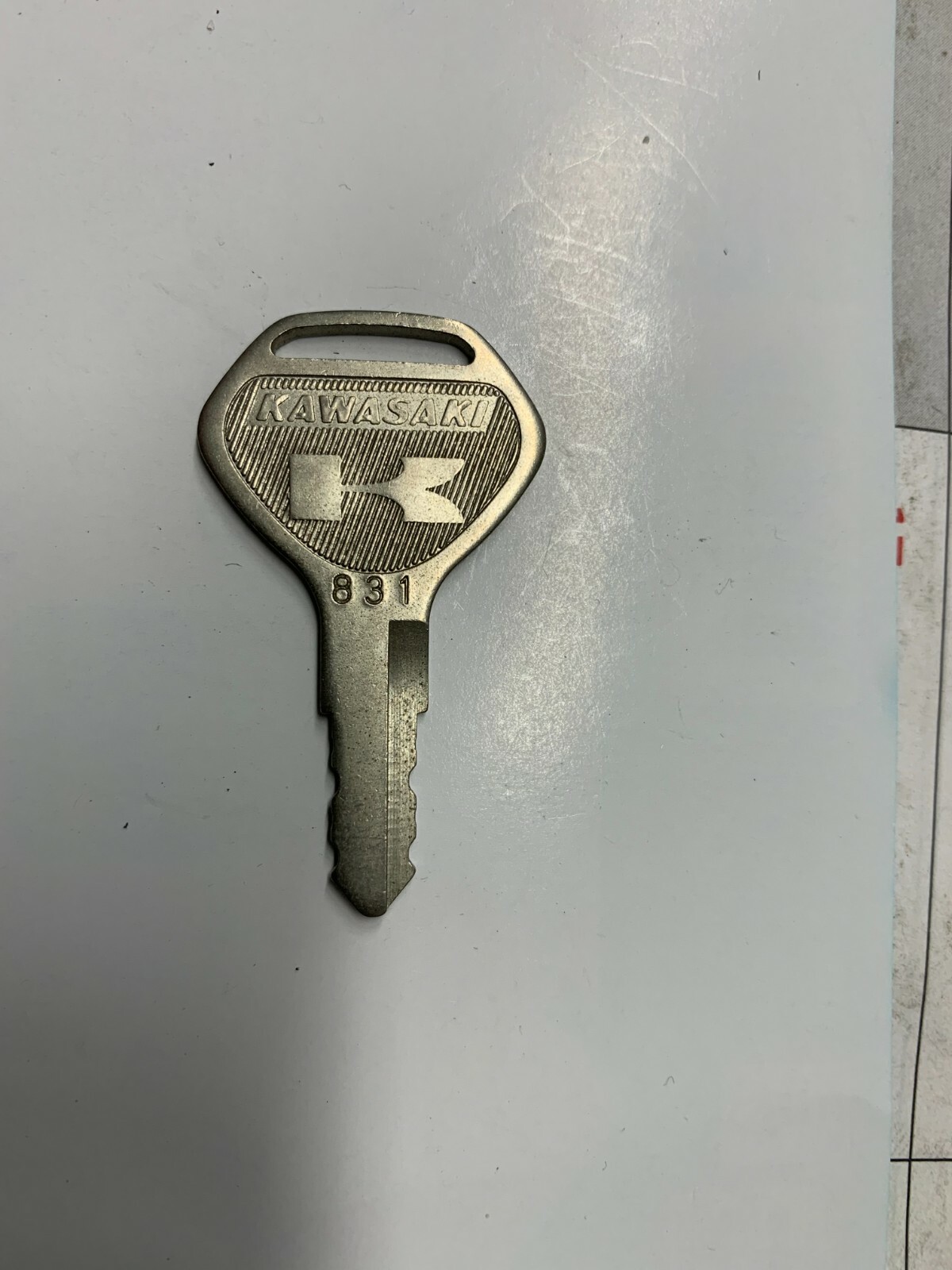Kawasaki KZ Z1 Z1R H1 H2 Diamond Head Key # 831 NOS Ignition