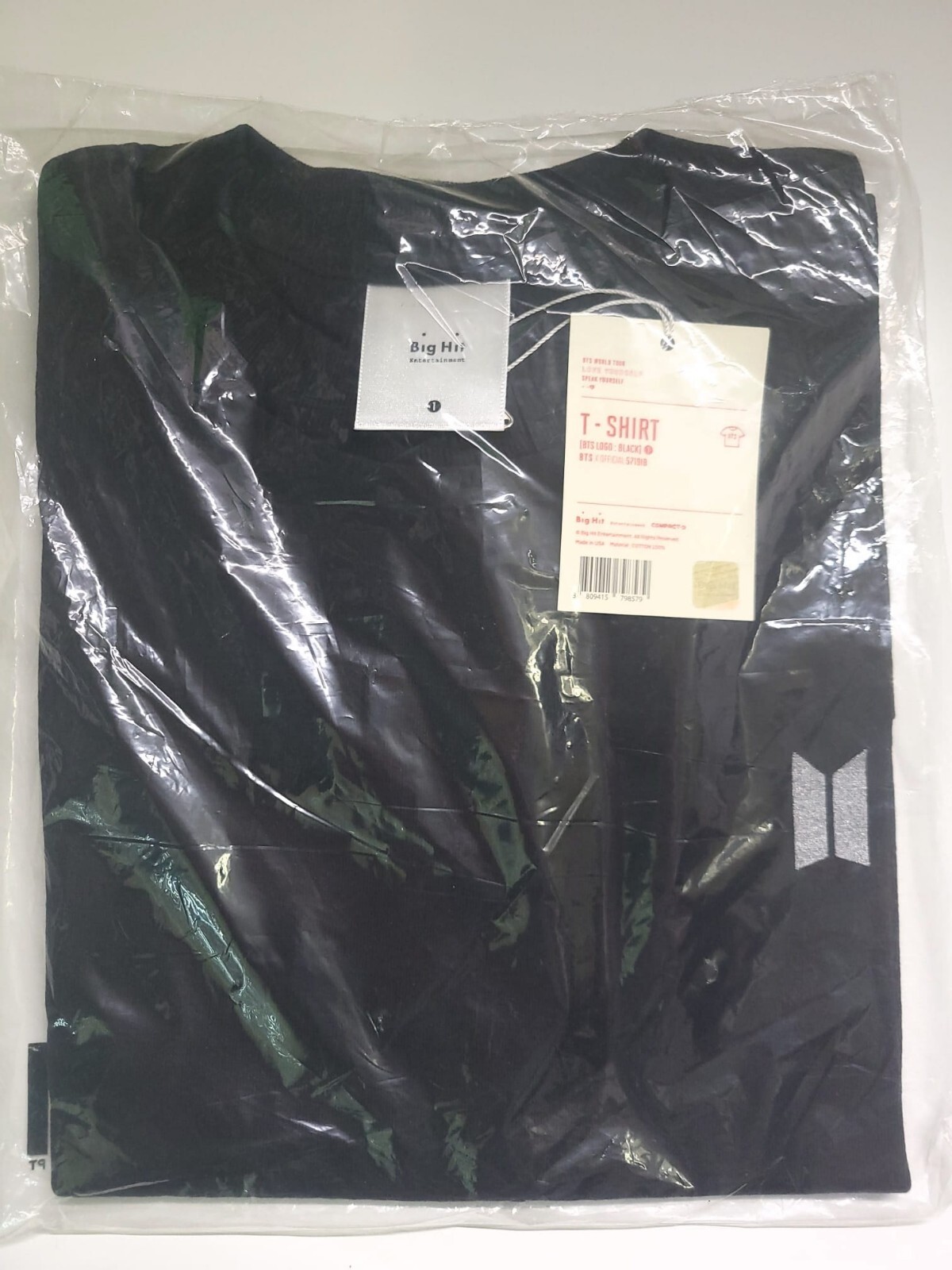 BTS BEYOND THE SCENS Tシャツ　激レア BTS WORLD TOUR BEYOND THE SCENE VER. 4 BLACK T-SHIRT BLUE