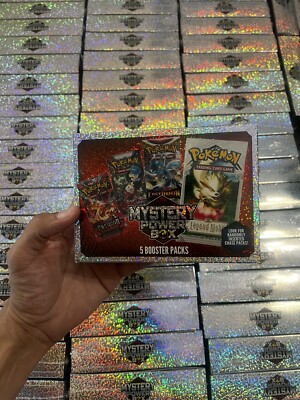 Pokemon 2024 Mystery Power Box 5 Booster Packs Chase Pack