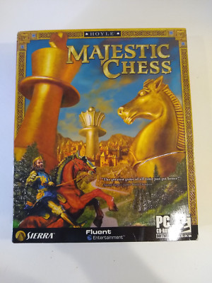 Hoyle Majestic Chess - PC CD Computer Game Windows 98 ME XP