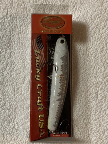 LUCKY CRAFT WANDER 95 3/4oz. WD95 WHITE FLASH NIP