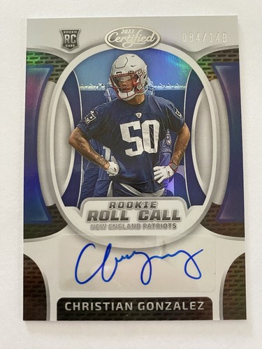 2023 Panini Certified Christian Gonzalez #RRCS-3