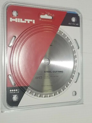  Hilti 6-1/2'' SCM Circular Saw Blade 5/8 arbor 40Teeth  (NEW).