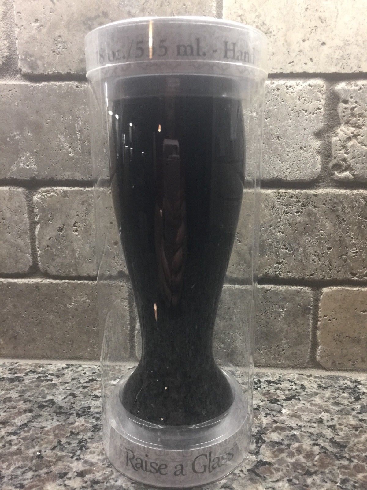 NEW - Raise a Glass Hand Painted Beer Glass - Tuxedo - Perfect Best Mans Gift!