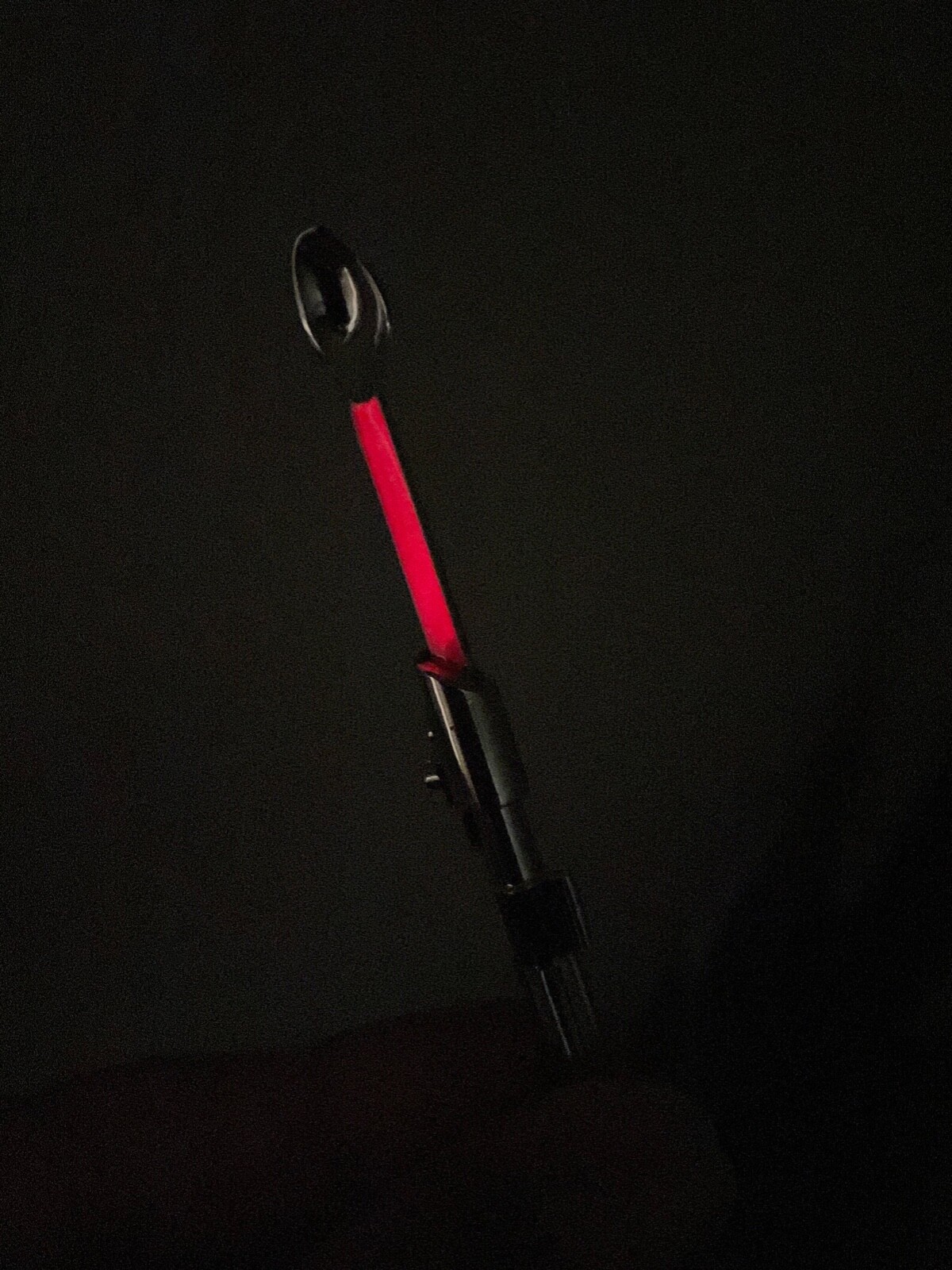 Mini spoon necklace Jedi Master Light Saber small tiny spoon pendant Glow