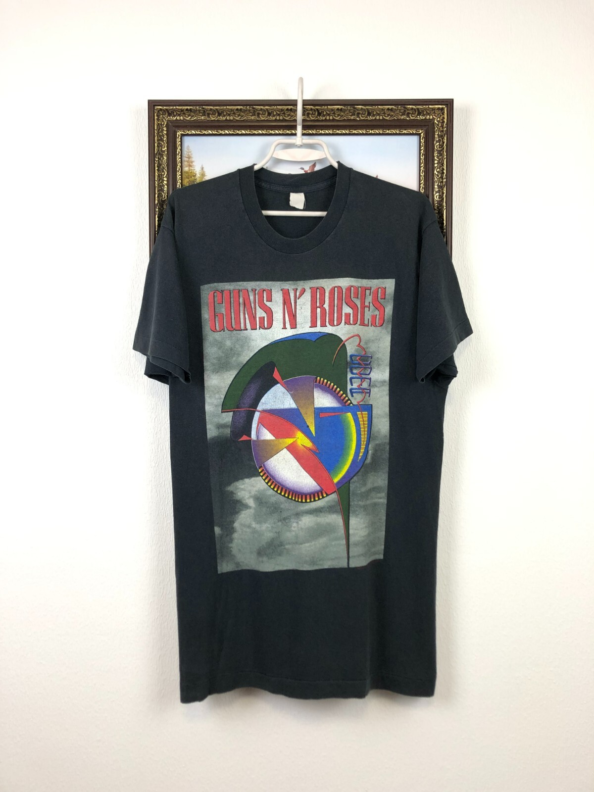 90's GUNS N' ROSES COMA World Tour T-シャツ Guns n' Roses COMA World Tour VINTAGE T-shirt 1992; Size L