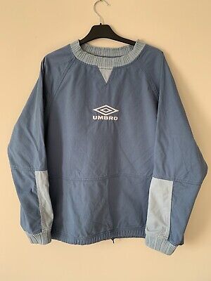 Iconic Umbro Drill Top Liam Gallagher Oasis Size Large 25” Pit 90s ...