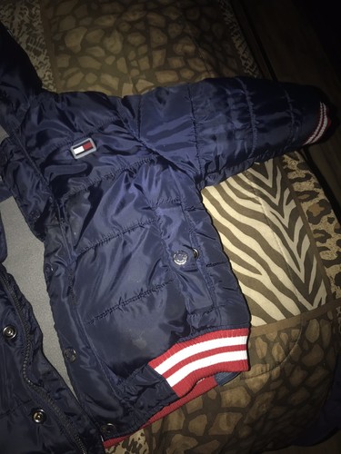 Tommy Hilfiger Boys Kramer Hooded Puffer Coat Size 5/6