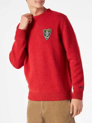 Pre-owned Mc2 Saint Barth Man Red Sweater