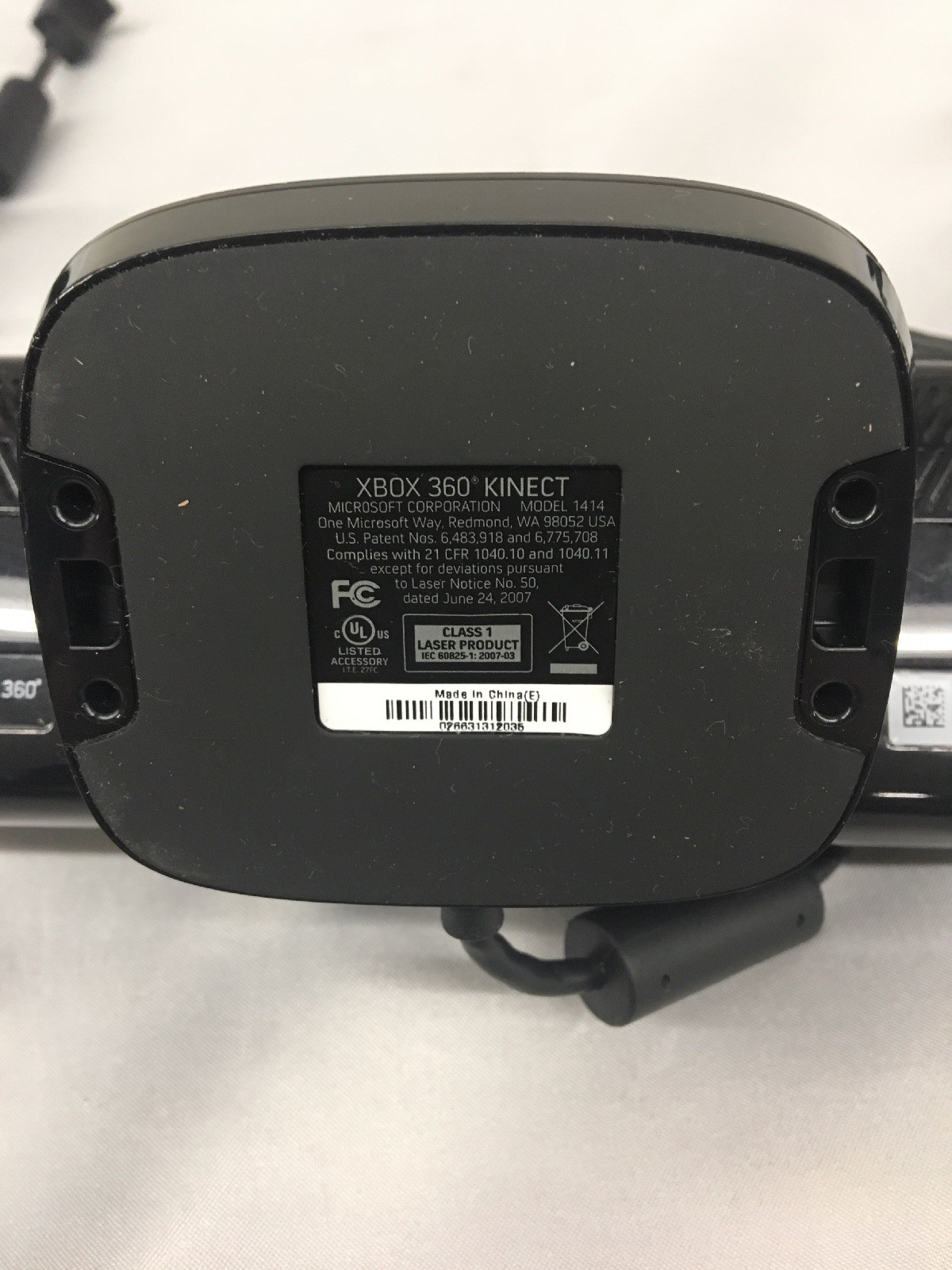 OEM Microsoft Xbox 360 Kinect game Motion Sensor Bar Model 1414