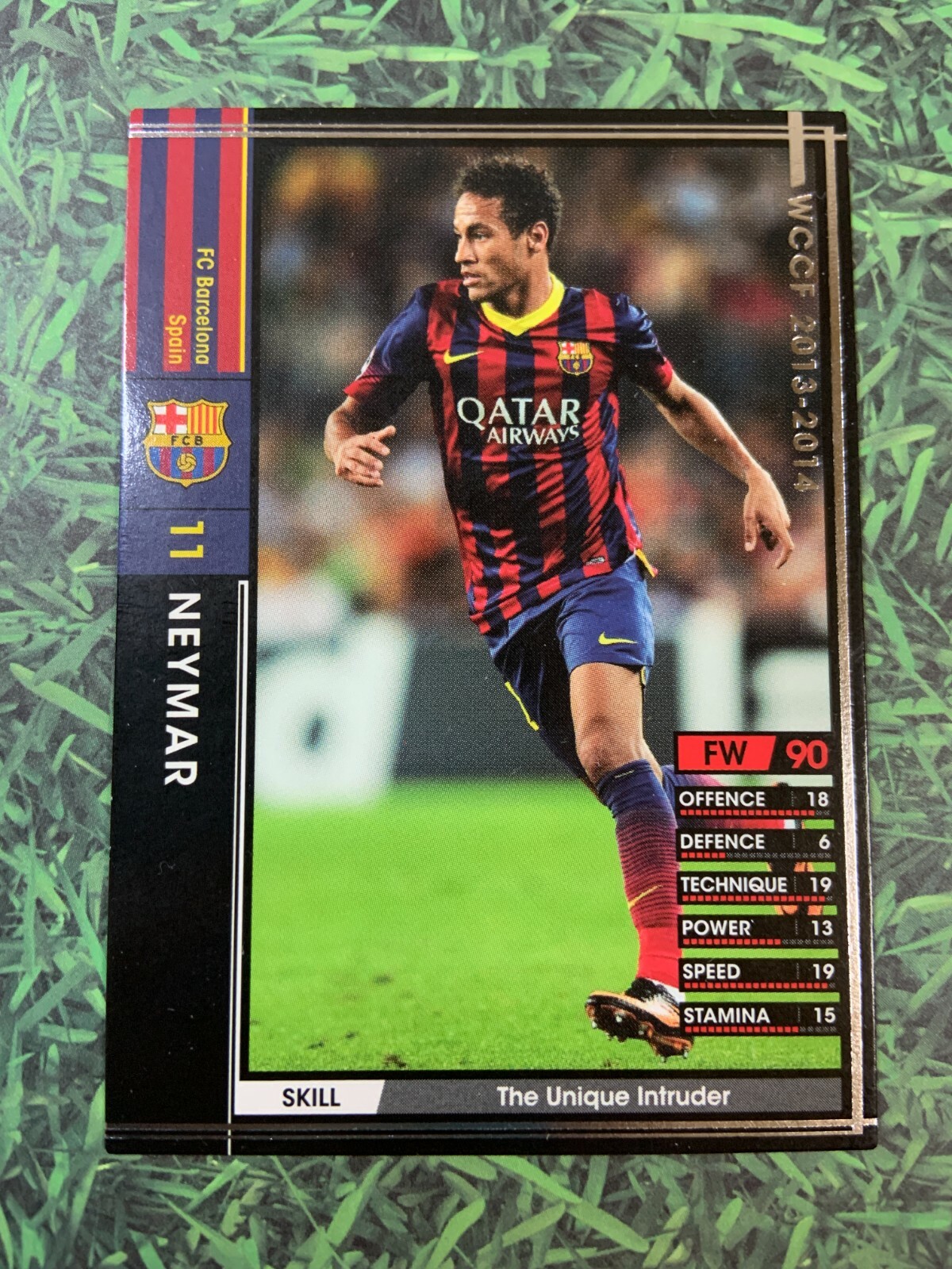 WCCF ネイマール 13-14 FCバルセロナ PSA9 Panini WCCF 2013-14 Neymar Brazil FC Barcelona Rookie card