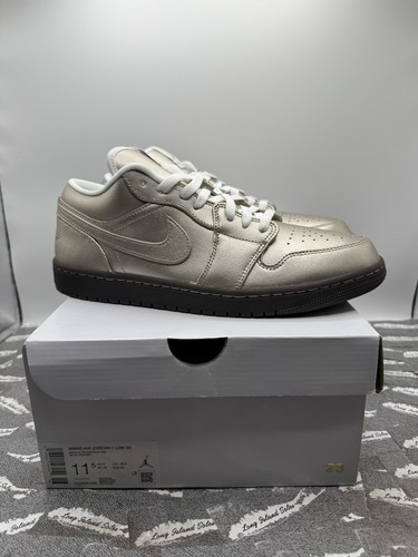 WOMENS AIR JORDAN 1 LOW SE METALLIC ZINC-SUMMIT WHITE HQ3529 WOMENS AIR JORDAN 1 LOW SE METALLIC ZINC-SUMMIT WHITE HQ3529
