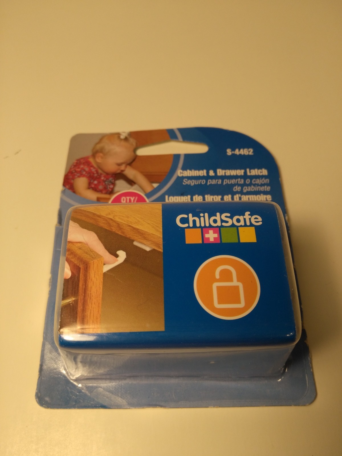Childsafe S-4462 Cabinet & Drawer Latch 6 pack Brand New Free Shipping