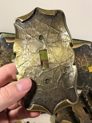 Lot (12) Carriage House by Amerock vintage switchplates NOS