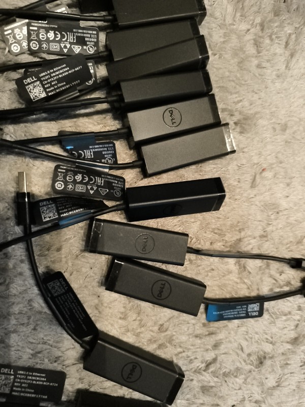  Dell Ethernet Network Adapter Cable Usb 3.0  To Rj45/Yx2fj