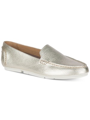

Женские кожаные лоферы без шнуровки с круглым носком SPERRY 6,5 м с золотым стежком, Золотой, STS83697