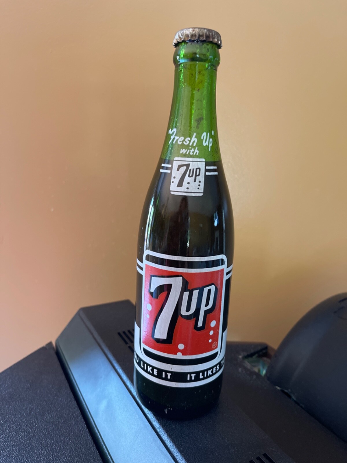 専用ページ　1960’s 7up ストレッチボトル 1960 7 UP 12OZ BOTTLE FULL COLUMBUS OHIO | eBay