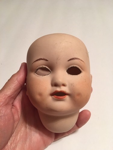Lot of Vintage Reproduction Bisque Porcelain Doll Heads SFBJ Paris Germany
