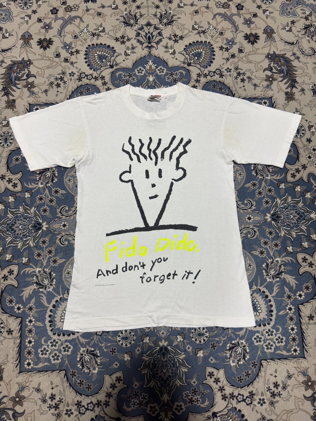 Vintage 80's Fido Dido Distressed T shirt | eBay